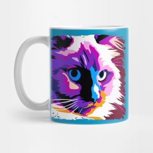 Ragdoll Pop Art - Cat Lover Gift Mug